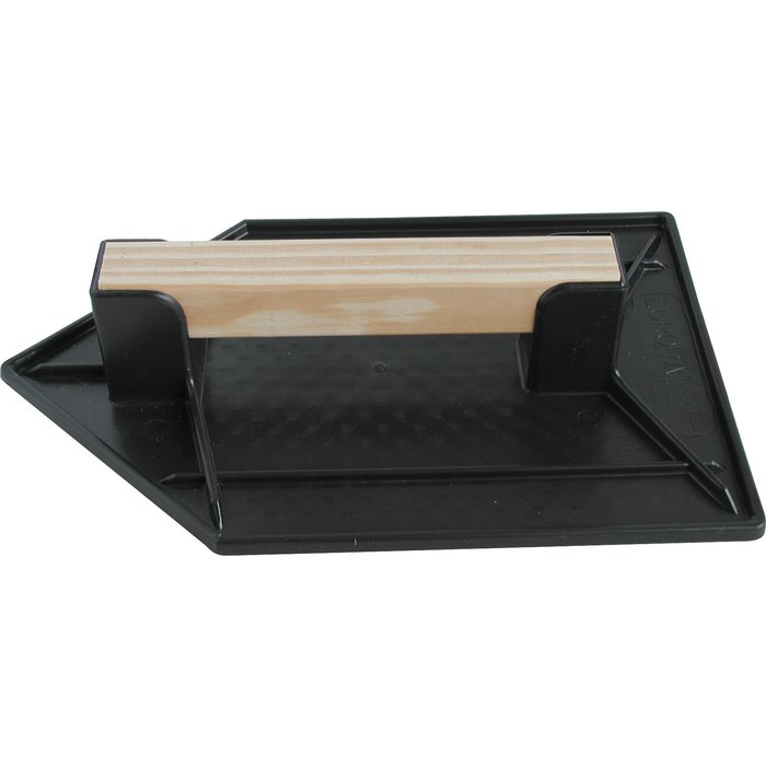 Taloche plastique triangulaire - Outibat - Noire - Dimensions 18 x 27 cm