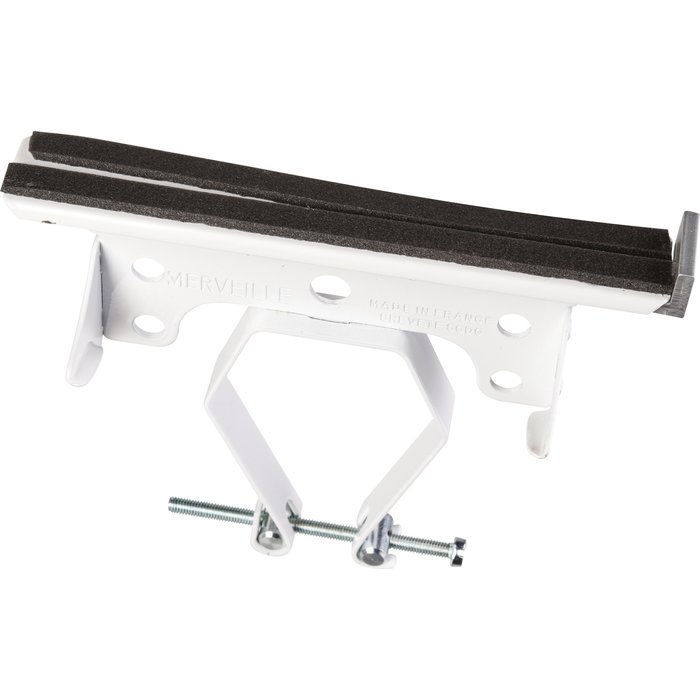 Support GM pour tablette de radiateur fonte Merveille Ledin en acier époxy blanc