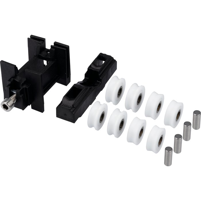 Rail et guide pour porte coulissante