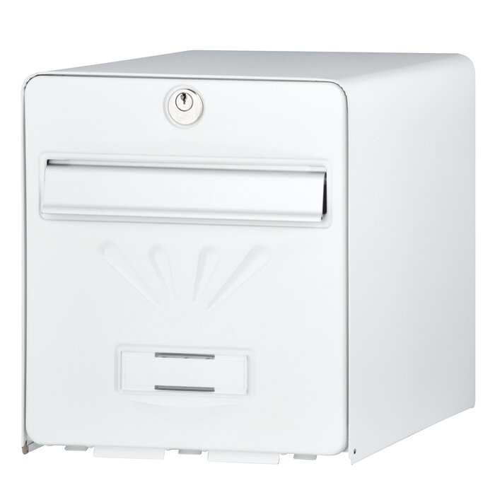 Boîte aux lettres individuelle BALnéaire double face blanche BURG-WÄCHTER avec clapet aluminium.