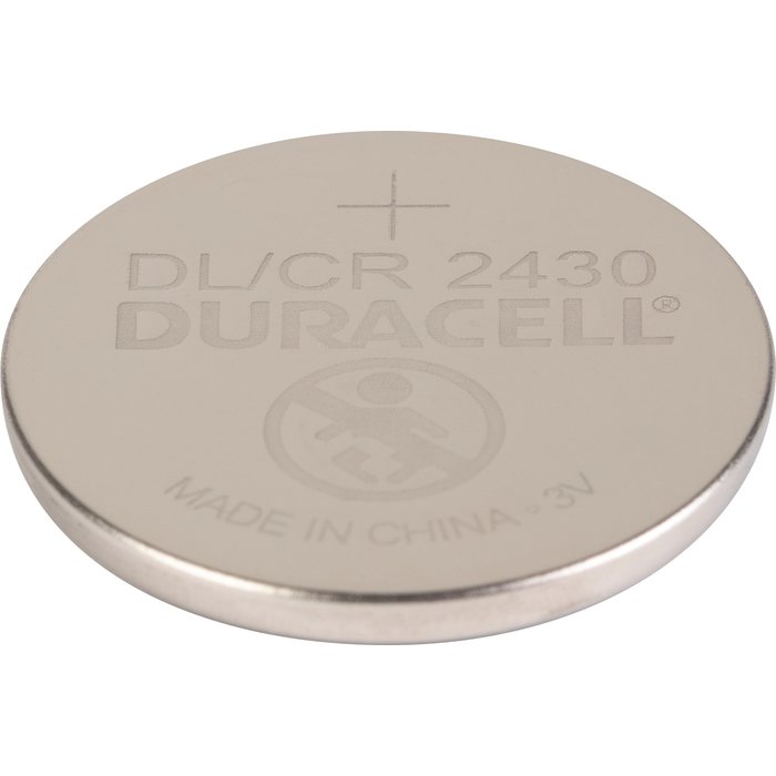 Pile CR2430 Duracell - Pile bouton - 3 V - Lithium - A l'unité