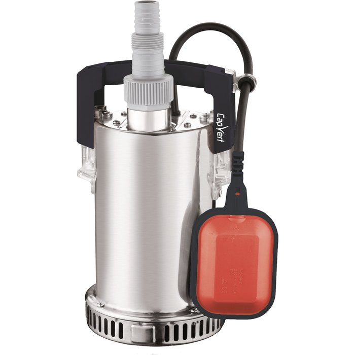 Pompe vide-cave eau claire - EC754 - Capvert - Flotteur intégré