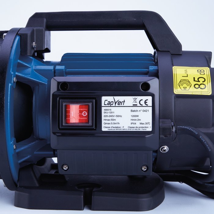 Moteur et interrupteur pompe de surface fonte SW120 1200 W