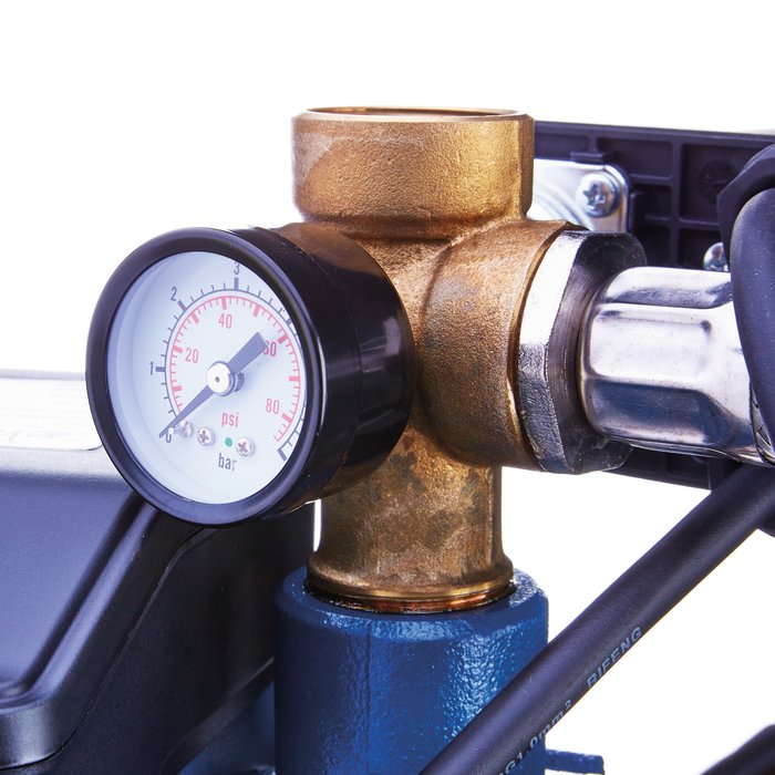 Manomètre de pression et raccord hydraulique du groupe de surpression multicellulaire P50 Capvert