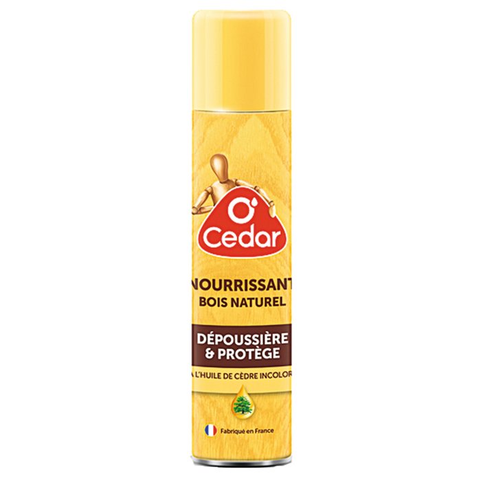 Nourrissant bois naturel O’Cedar - Aérosol 300 ml