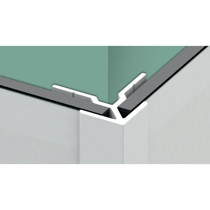 Profilé d’angle sortant en L Kinewall Design blanc – longueur 250 cm
