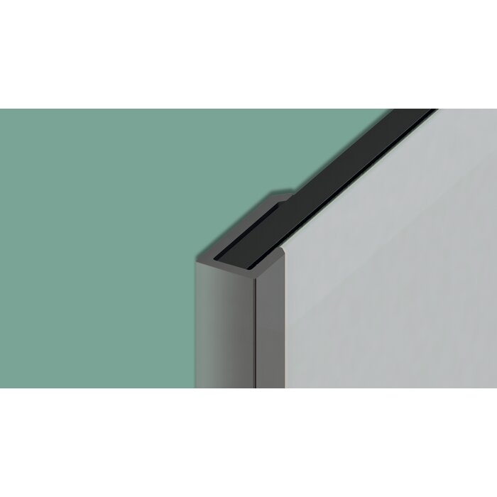 Profilés de finition en U Kinewall Design argent brillant – lot de 2 – longueur 250 cm