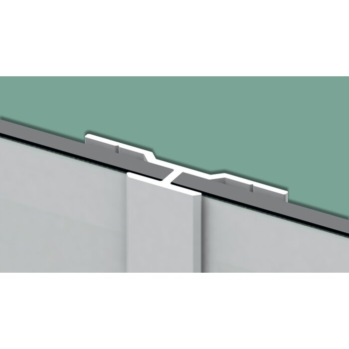 Profilé en H Kinewall Design blanc – longueur 250 cm pour montage en alignement