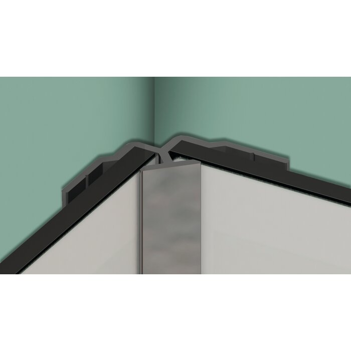 Profilé d’angle entrant en L Kinewall Design blanc – longueur 250 cm