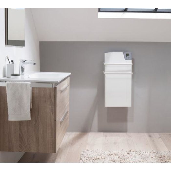 Sèche-serviettes Atlantic Kéa 600 + 800 W Blanc Carat