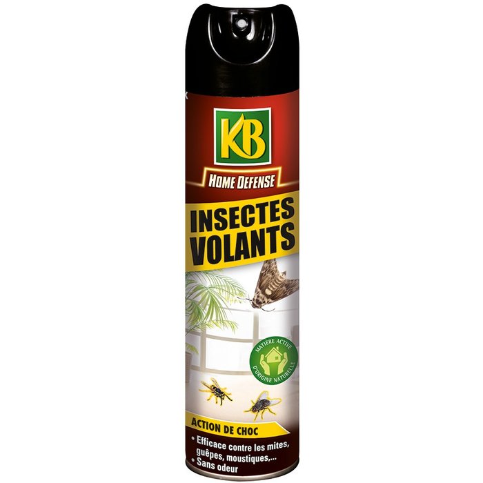 Insecticide insectes volants KB Home Defense - Aérosol 400 ml