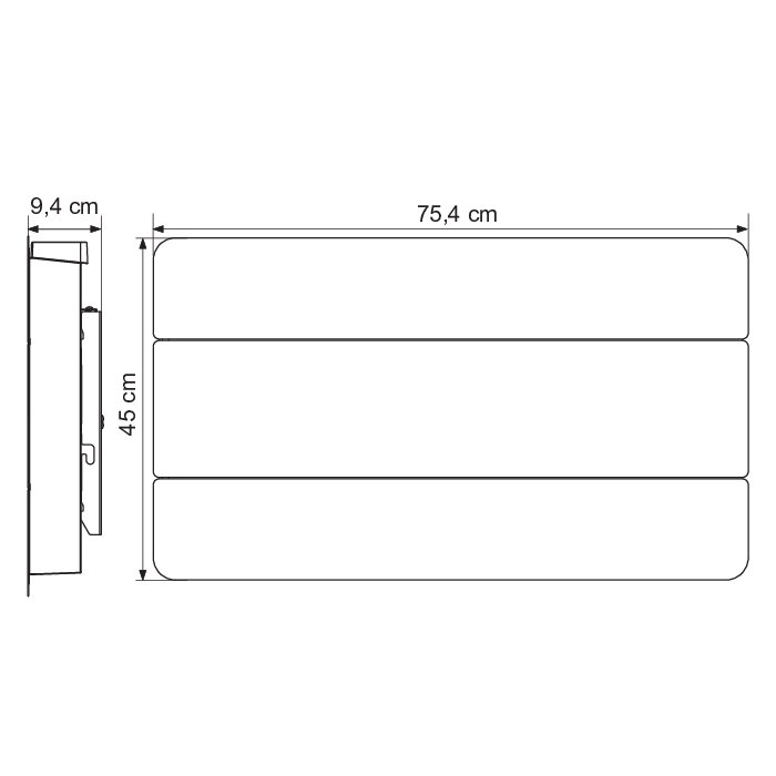 Schéma radiateur Crypta Varma 1500 W