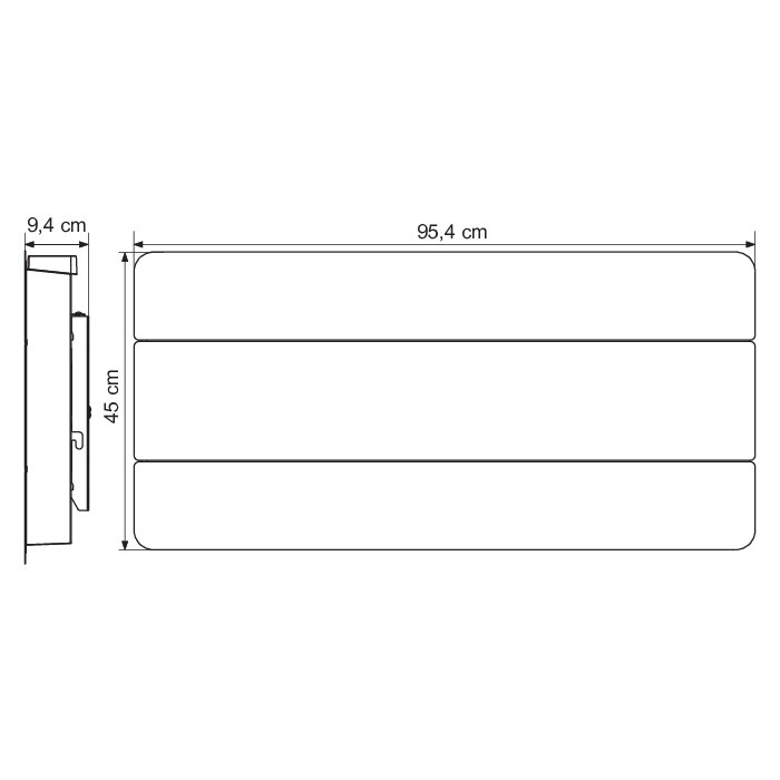 Schéma radiateur Crypta Varma 2000 W