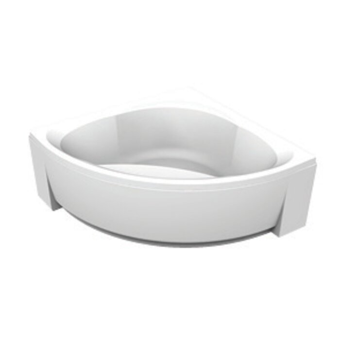 Baignoire d'angle Honoré 140 x 140 cm avec tablier - Valentin