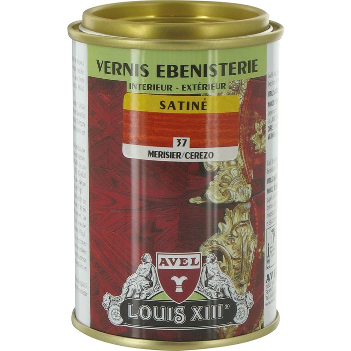 Vernis bois satiné 250 ml Avel Louis XIII - Merisier