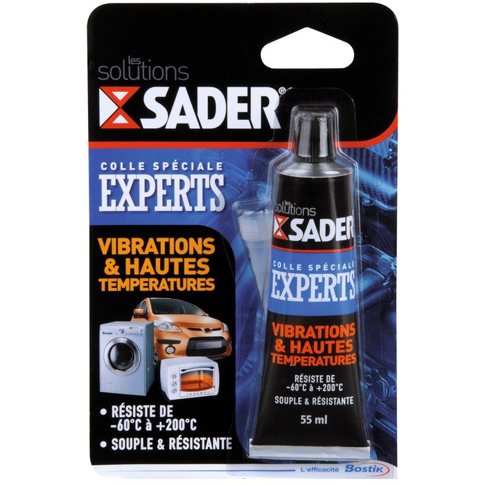 Colle vibration et haute température Sader - Tube 55 ml