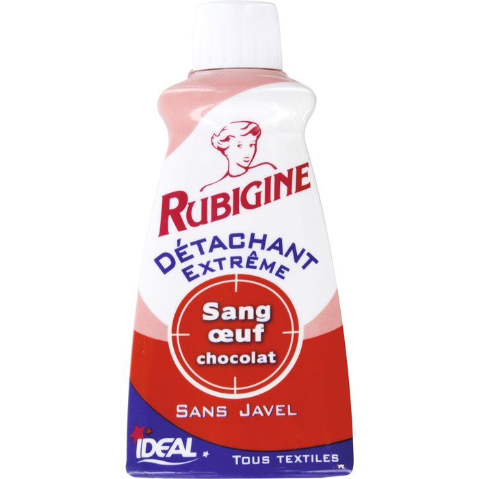 Détachant tâches organiques Rubigine - Flacon 100 ml - Sang / œuf / chocolat