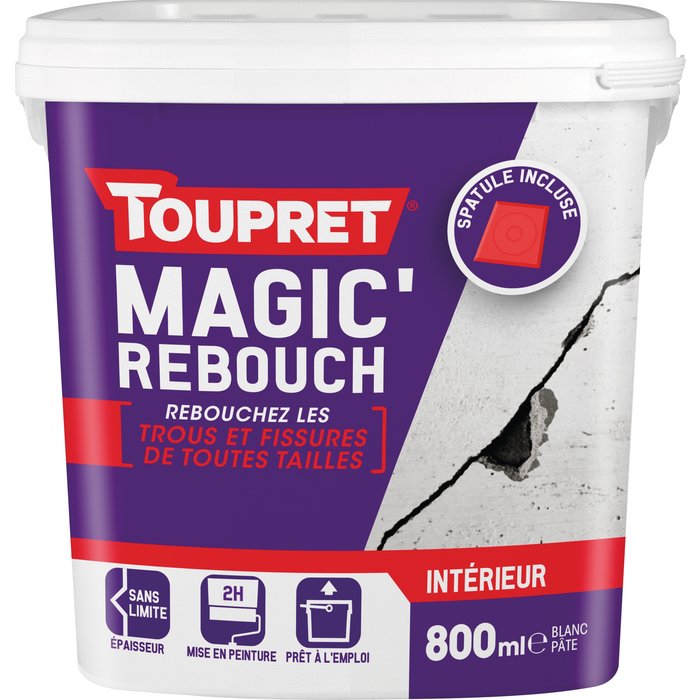 Kit de rebouchage Magic'rebouch Toupret - 800 ml