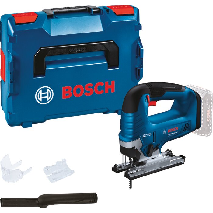 Scie sauteuse sans fil Brushless 18V – 6 vitesses et 4 modes de coupe – 2 batteries 4 Ah et chargeur – GST 18V-125 B – Bosch