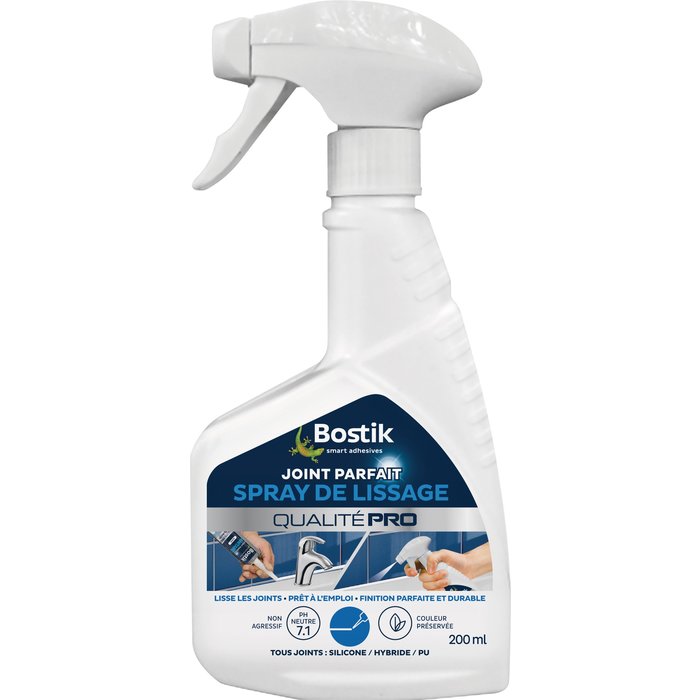 Spray de lissage - Joint parfait - 200 ml - Prêt à l'emploi - Bostik