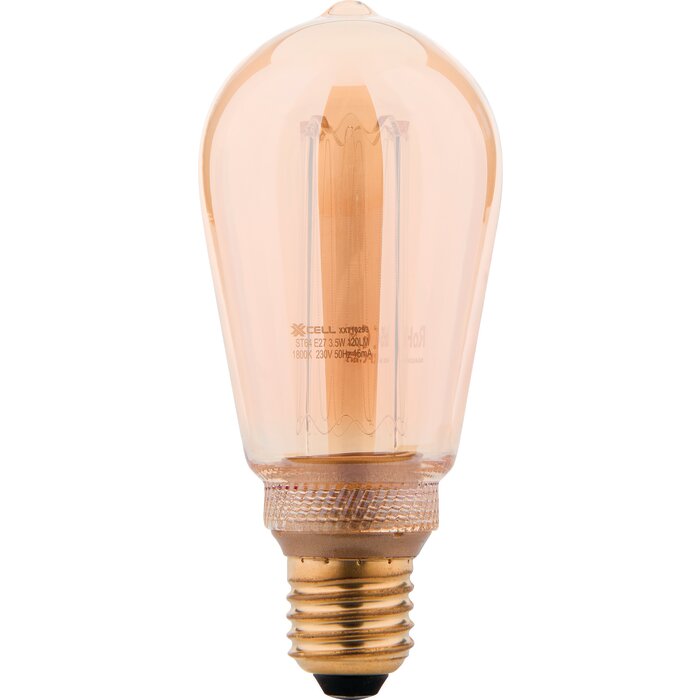 Ampoule LED décorative Edison ST64 ambrée à filament E27 Xxcell Fontaine
