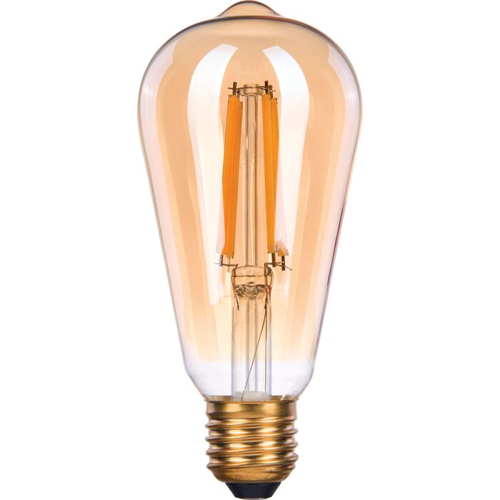 Ampoule LED décorative Edison ST64 ambrée à filament E27 Xxcell