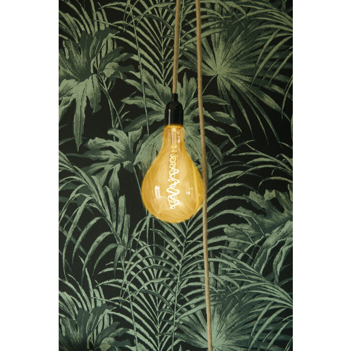 Ampoule LED poire PS130 suspendue ambiance décorative mur végétal