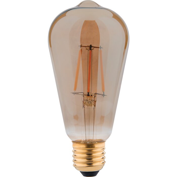 Ampoule LED Edison ST64 grisée à filament E27 Xxcell
