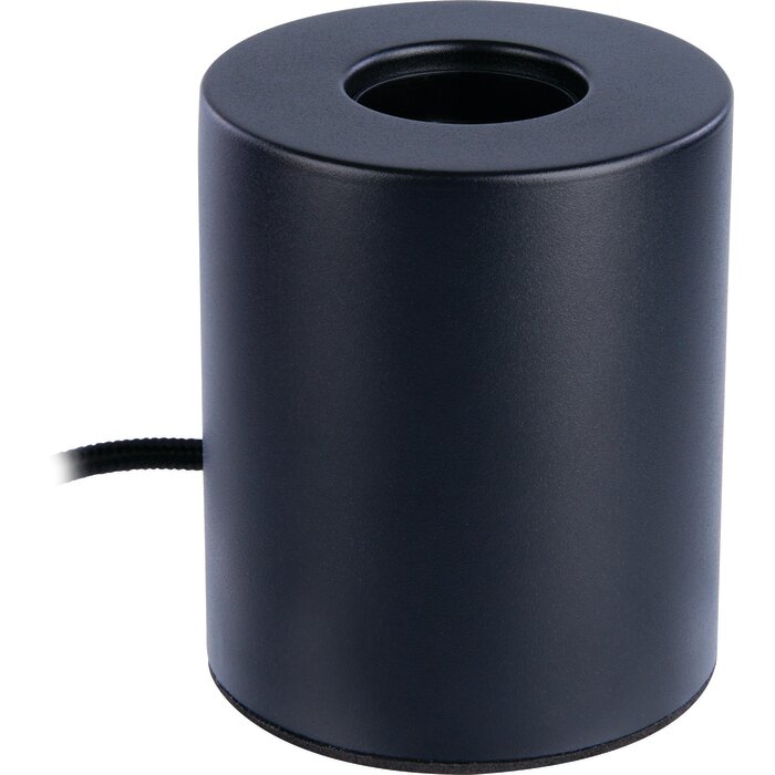 Interrupteur sur câble du pied de lampe noir mat E27 XXCELL