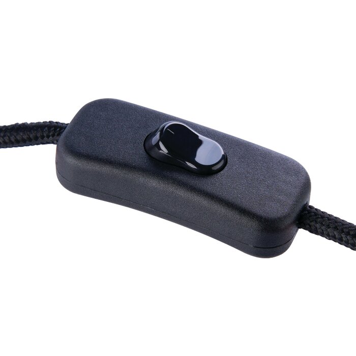 Pied de lampe noir mat E27 XXCELL design cylindrique