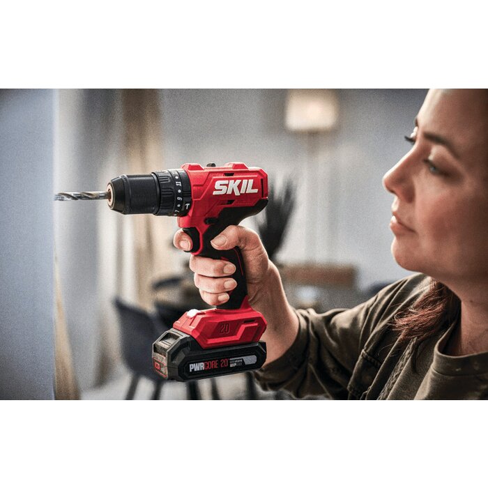 Image d'utilisation de la Perceuse à percussion sans fil Brushless avec batterie 3021 HA skil