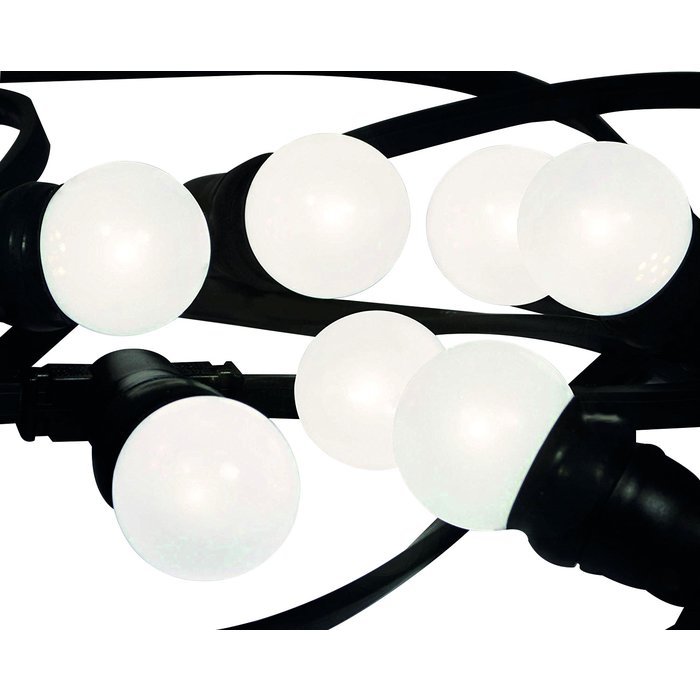 Guirlande LED blanches Tibelec - Longueur 10 m - 10 ampoules