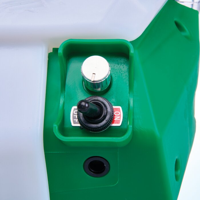 Commandes de pression et interrupteur du pulvérisateur électrique à dos Capvert 20 V