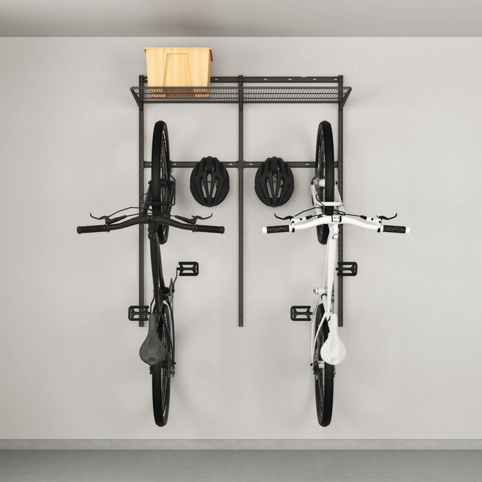 Image du kit pour vélo mural suspendu garage + by Elfa