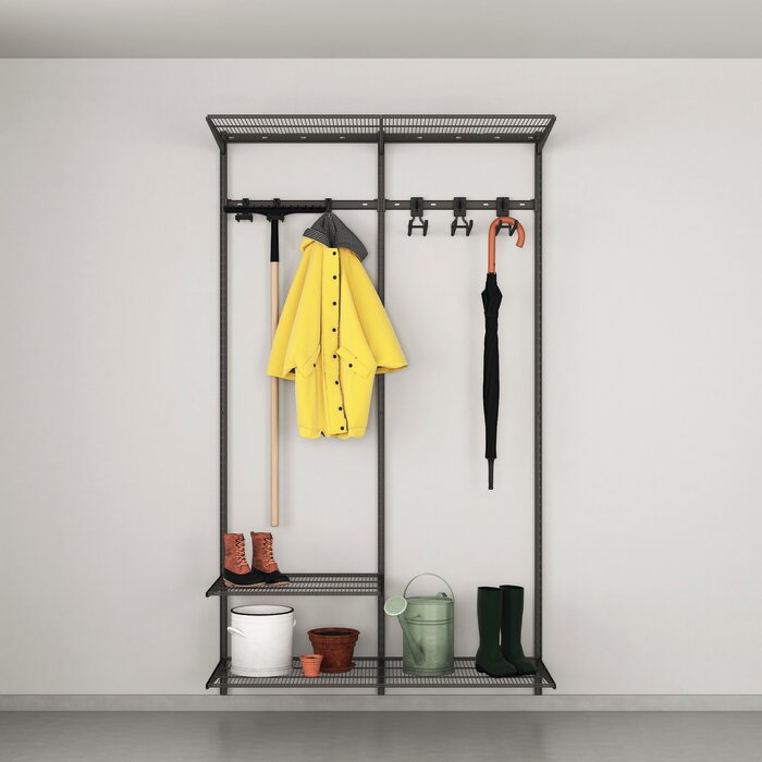 Image du kit  pour accésoires de jardin mural suspendu compact garage + by Elfa