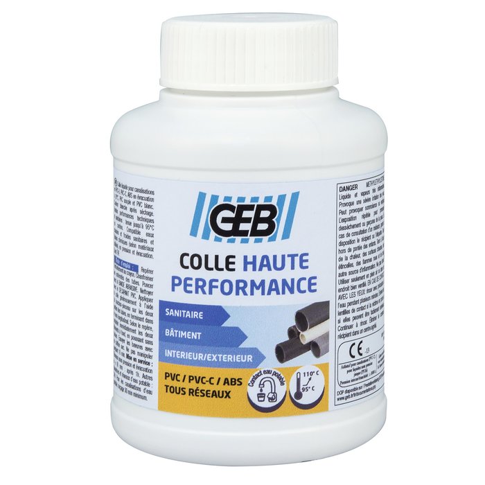 Colle PVC haute performance - Geb - Pot 250 ml