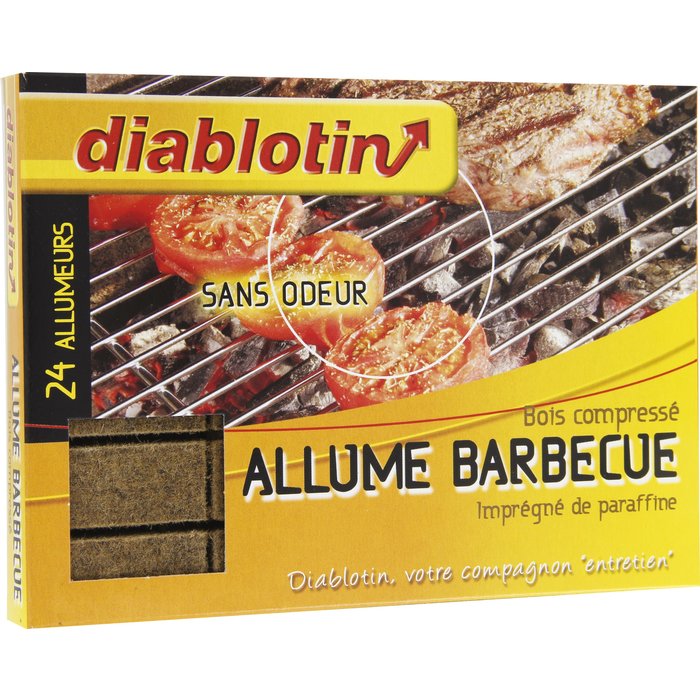 Allume barbecue bloc Diablotin - Vendu par 24