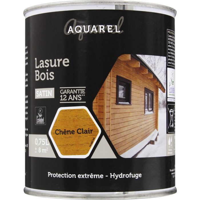 Lasure - Aquarel - 0,75 l - Chêne clair