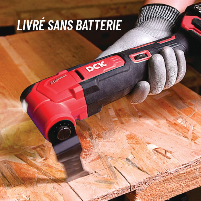 Utilisation de l'outil multifonction oscillant DCK KDMD20 sur chantier