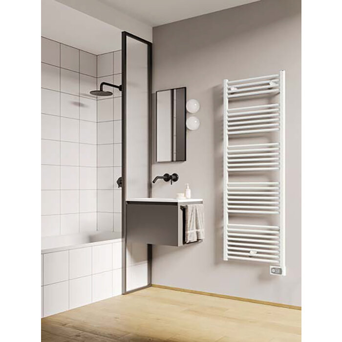 Sèche-serviettes électrique Flèche Irsap blanc 1000 W