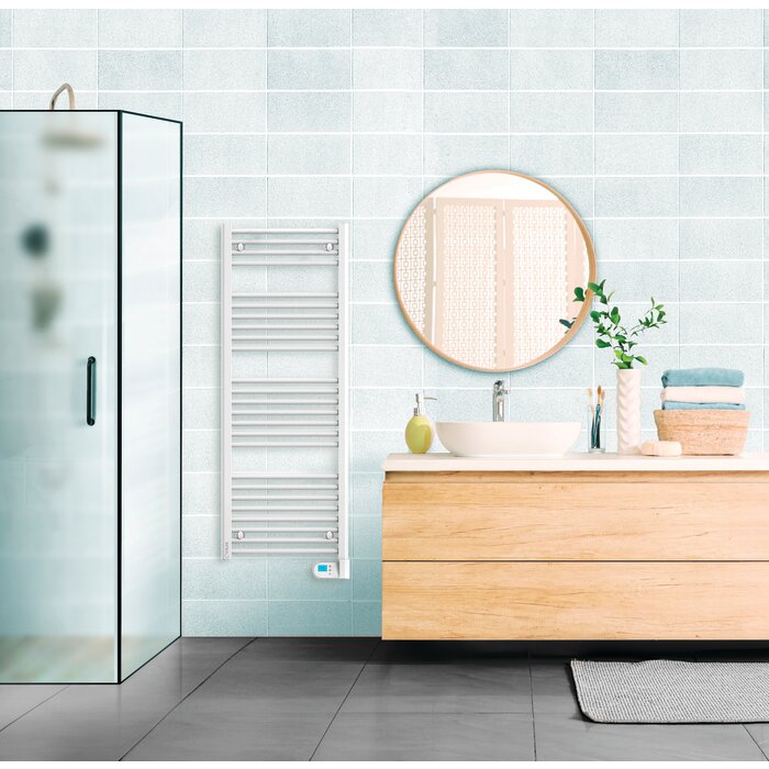 Sèche-serviettes Intuis NAO 2 mural blanc 750 W