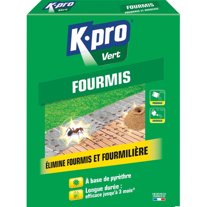 Anti fourmis et fourmilières Kapo vert - 200 g