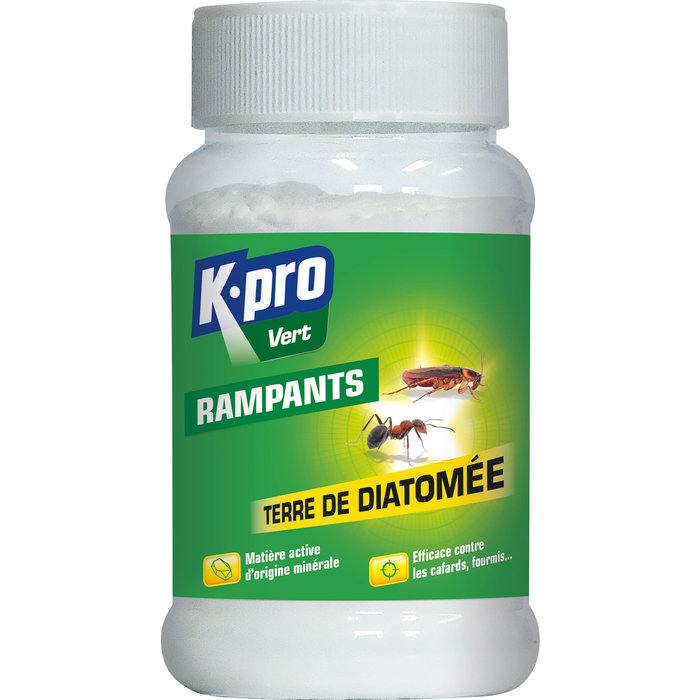 Terre de diatomée traitement insectes rampants Kapo vert - 100 g