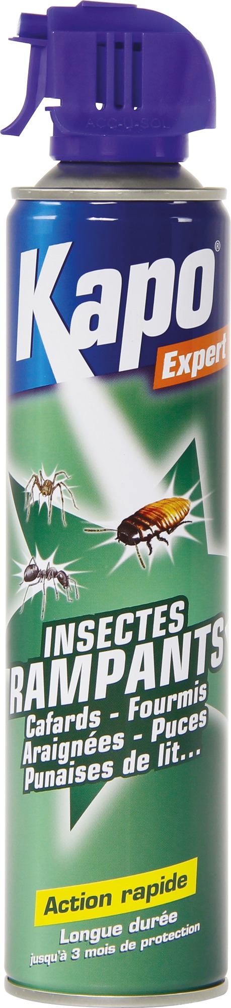 Tous insectes rampants Kapo Expert - Action rapide - Aérosol 400 ml
