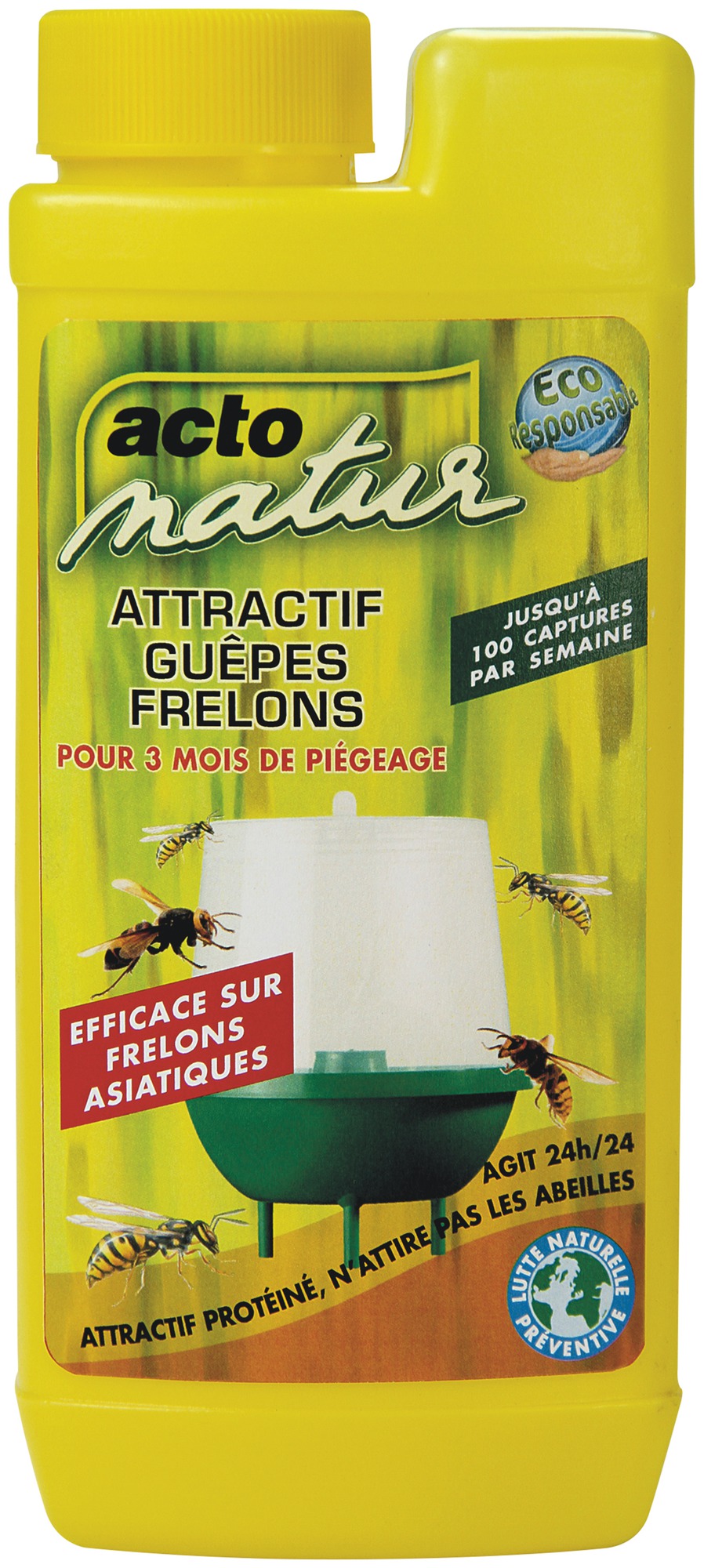 Attractif guêpes frelons pour piège Acto Natur - Bidon 375 g