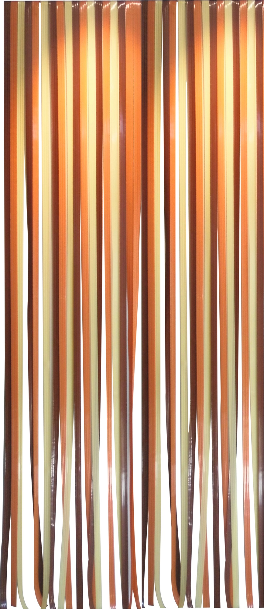 Rideau de porte - Lanière Antilles Morel - 90 x 220 cm - Beige / brun