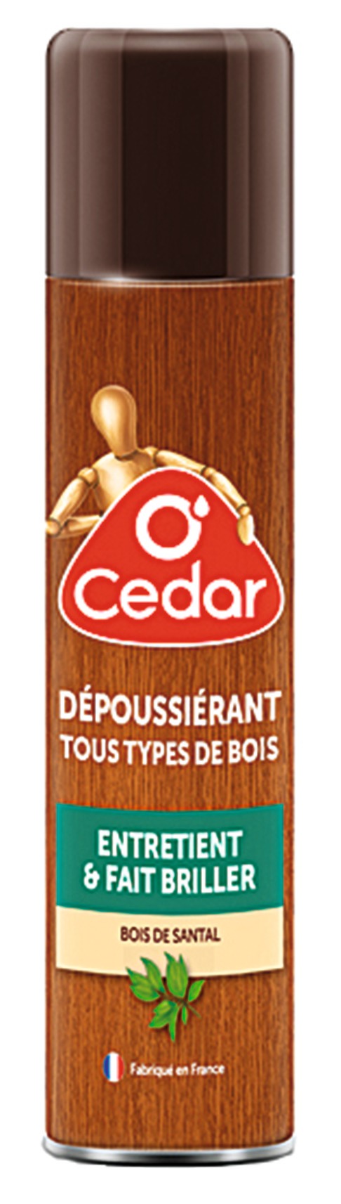Dépoussiérant tous type de bois O’Cedar - Aérosol 300 ml