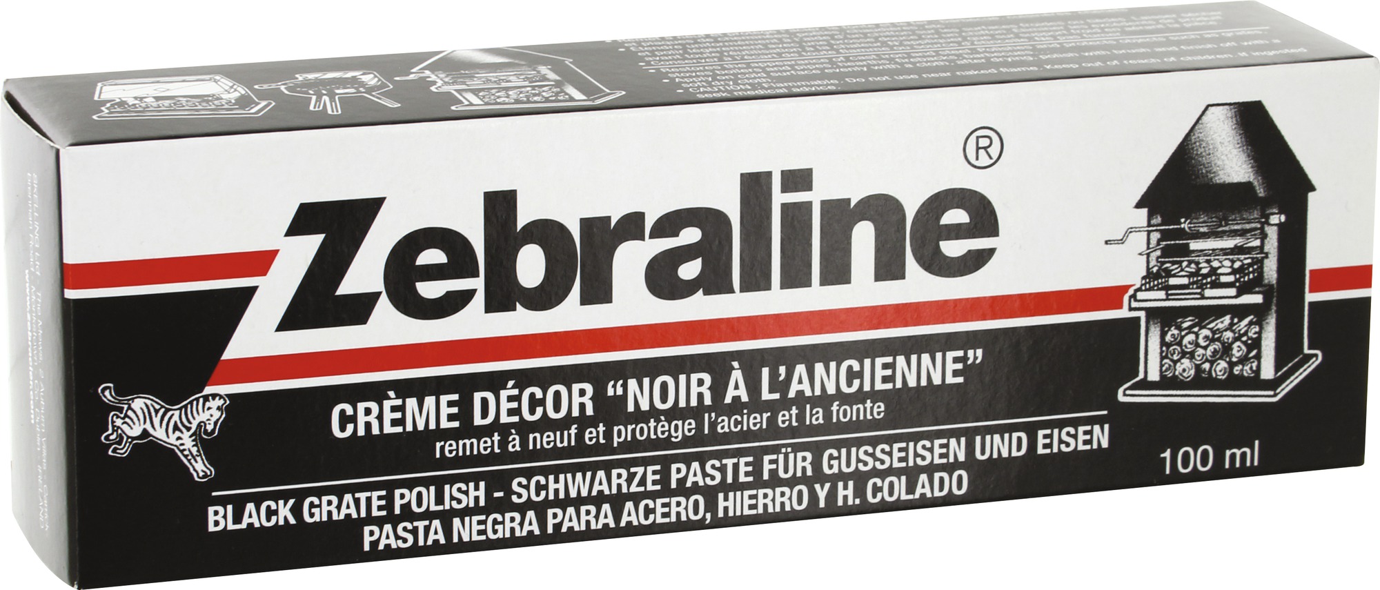 Zebraline - Noir - Tube 100 ml