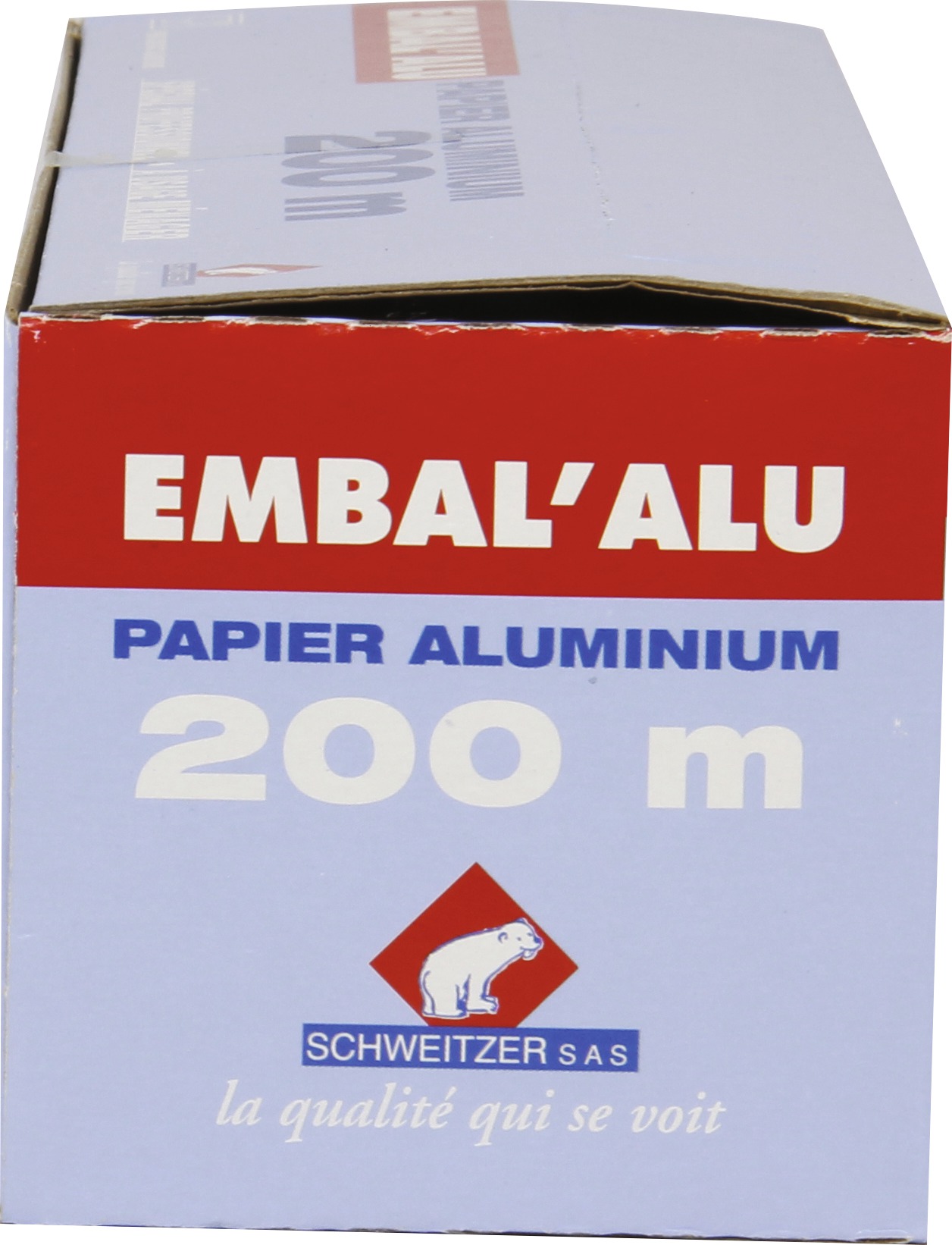 Papier aluminium Embal'Alu - Rouleau - Largeur 200 m x 29 cm
