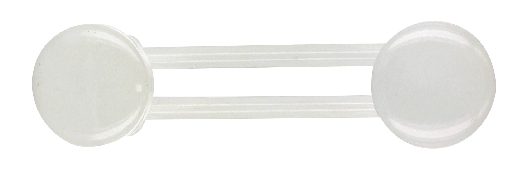 Portemanteau métallique - Cime  - Laqué blanc - 2 têtes- L.28,5 cm